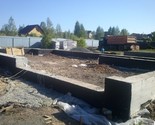 Строительство ленточного фундамента под дом. Объект: п. Малиновка